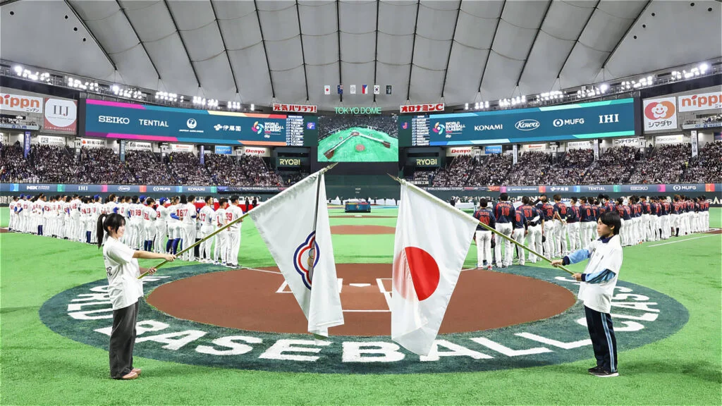 台灣隊在東京巨蛋正面迎戰精銳盡出的「侍 Japan」。能與世界最頂尖的陣容交手，並在巨大的壓力下拚戰到最後一刻值得我們驕傲！我們繼續大聲應援 Team Taiwan！